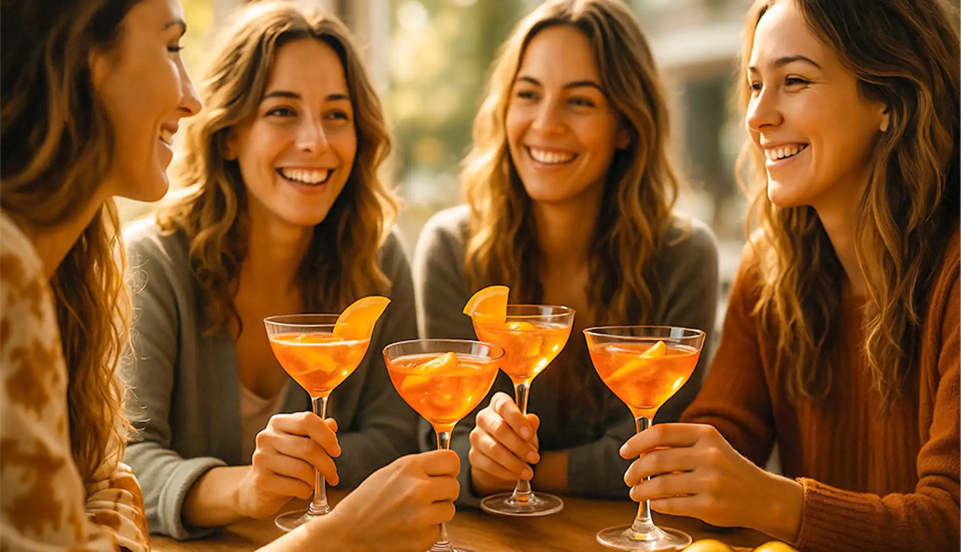 priateľky si pripíjajú s 501 Aperitivom